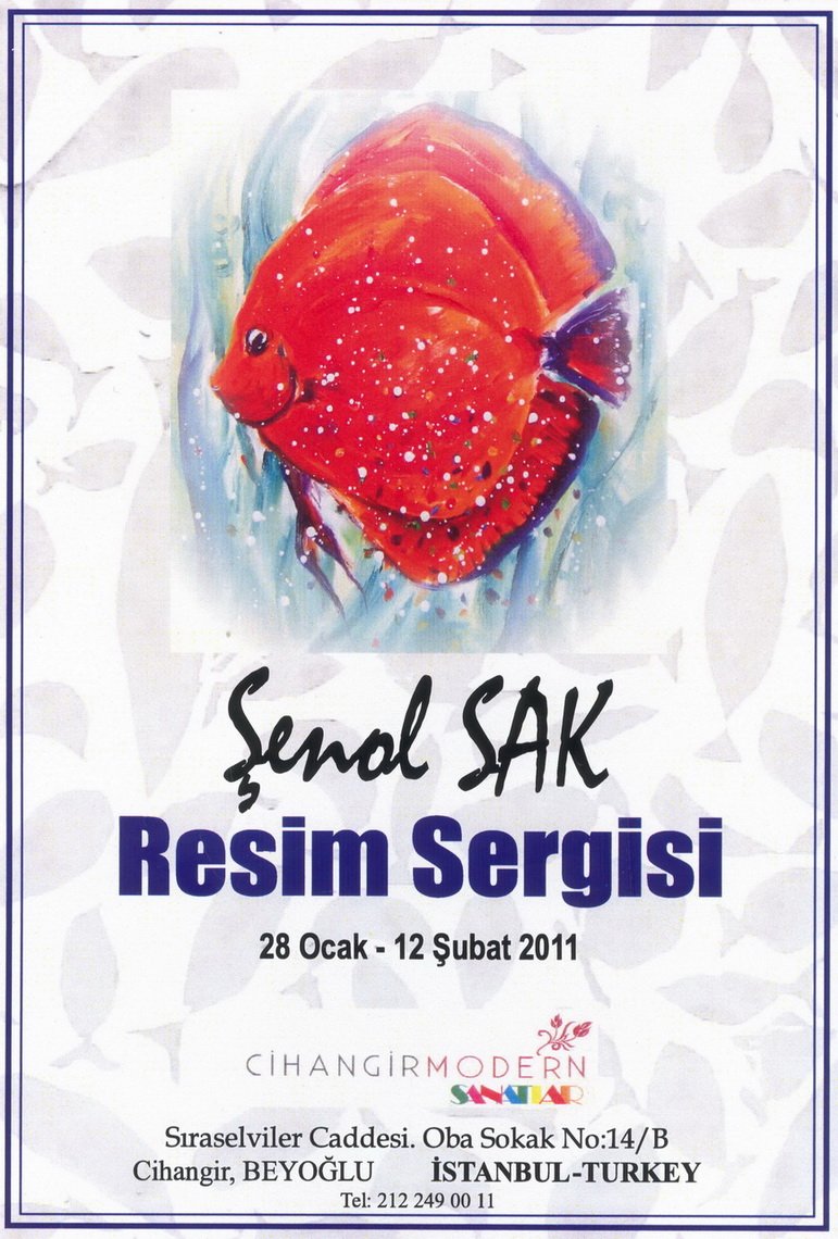 ŞENOL SAK Solo Show , Beyoğlu-ISTANBUL