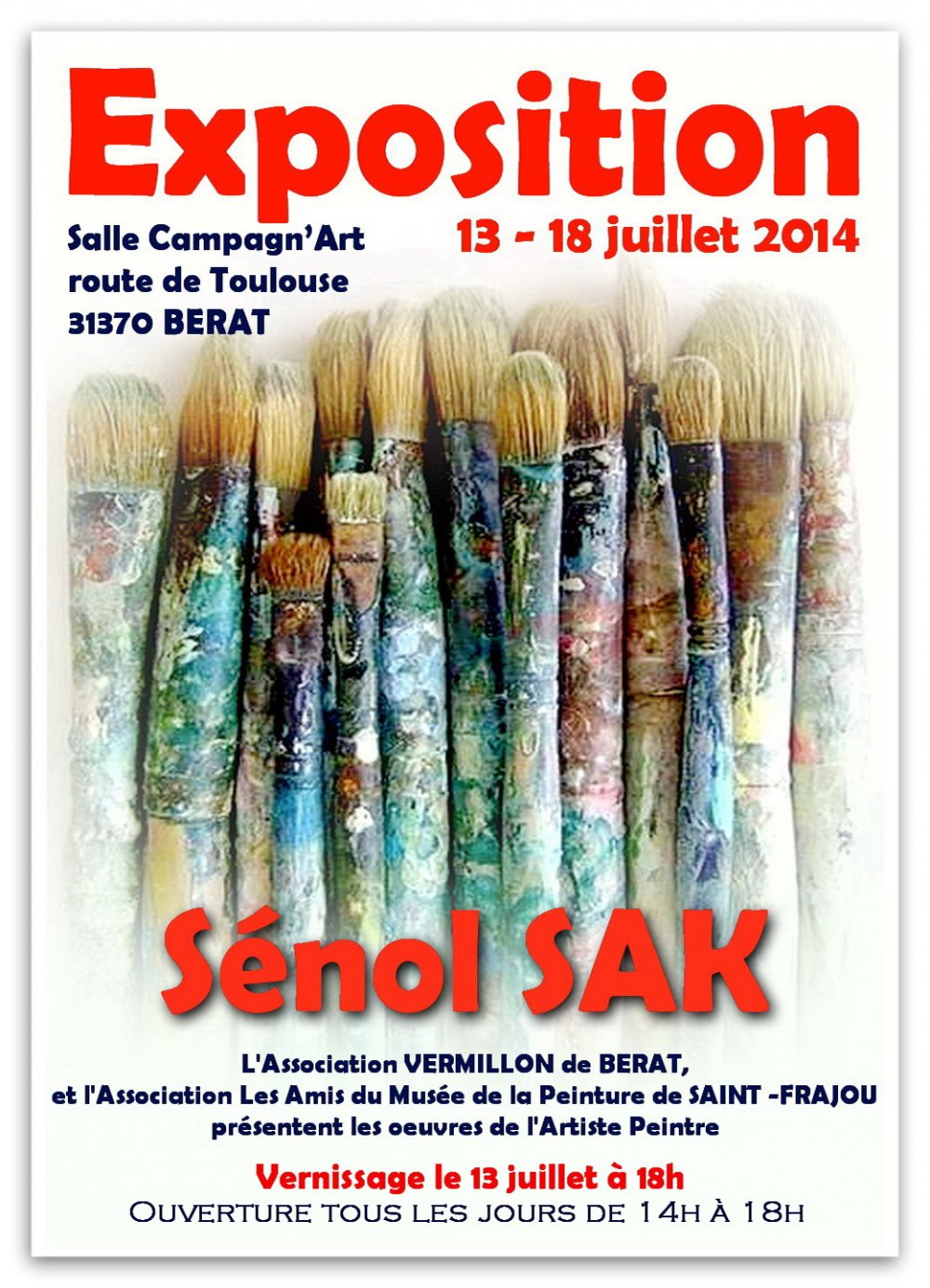 SOLO SHOW, 2014, Berat, Toulouse-FRANCE