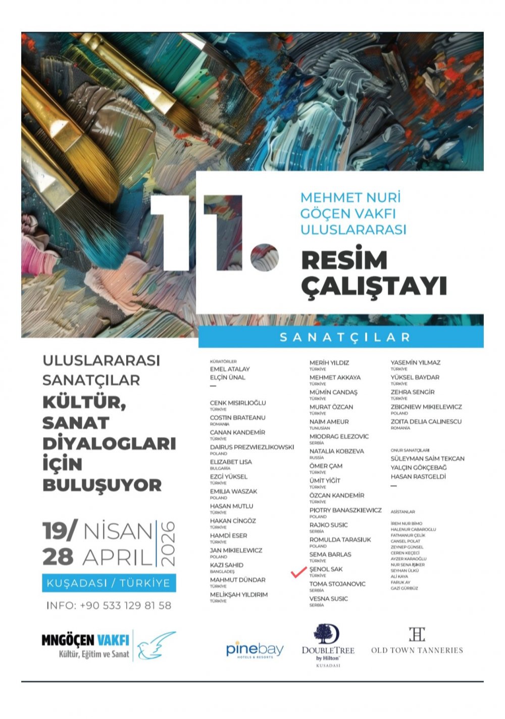 11. MEHMET NURİ GÖÇEN VAKFI RESİM ÇALIŞTAYI-2026